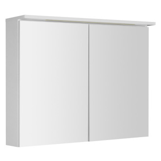 KAWA STRIP galerka s LED osvětlením 90x70x22cm, bílá WGL90S 60963