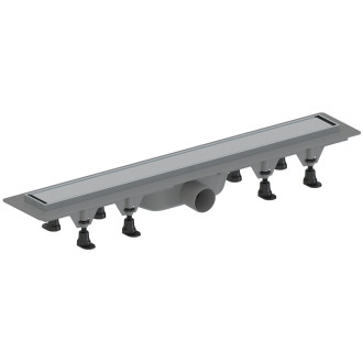 FLIDO podlahový žlab s nerezovým roštem i pro dlažbu, L-710, DN50 60801