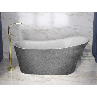 Volně stojící vana CALIMA Glam - grafitová