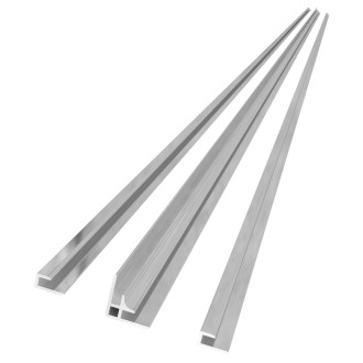 DENIPAN set profilů pro rohovou instalaci, 2100mm, chrom