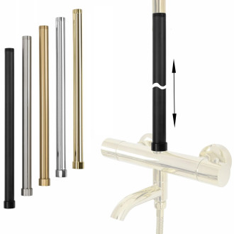 Prodloužení pro vanovou/sprchovou soupravu brush nickel 50cm