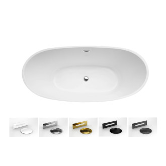 Volně stojící vana AYLA Glam - zlatá