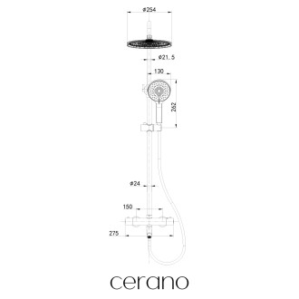 CERANO Sprchová zástěna Walk-in Onyx Corner Round L/P chrom, rýhované sklo 160x200