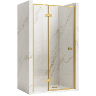 REA Sprchové dveře Atlas 100 Brush Gold KPL-K4674