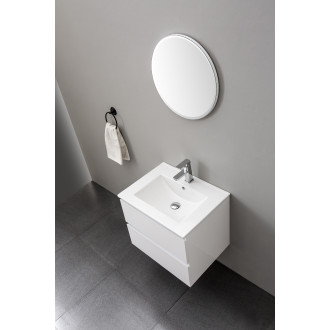 CERANO - Koupelnová skříňka Carole + keramické umyvadlo Todo - bílá matná - 70x49,8x46 cm