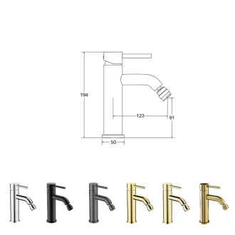 Bidetová stojánková baterie VEO zlatá