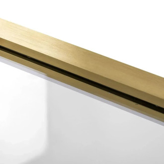 Sprchový kout Rea Atlas 90x80 Brush Gold