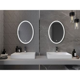 Mexen Elz osvětlené koupelnové zrcadlo 50x70 cm, LED 6000K, 9802-050-070-611-00