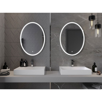 Mexen Elz osvětlené koupelnové zrcadlo 60x80 cm, LED 6000K, 9802-060-080-611-00