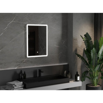 Mexen Navia osvětlené koupelnové zrcadlo 50x70 cm, LED 6000K, 9803-050-070-611-00