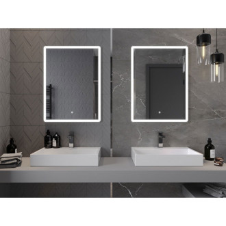 Mexen Navia osvětlené koupelnové zrcadlo 60x80 cm, LED 6000K, 9803-060-080-611-00