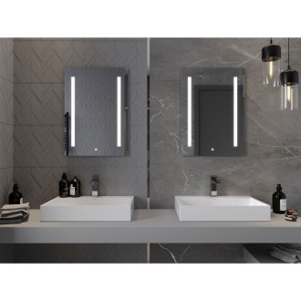 Mexen Remi osvětlené koupelnové zrcadlo 50x70 cm, LED 6000K, 9804-050-070-611-00