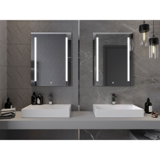 Mexen Remi osvětlené koupelnové zrcadlo 60x80 cm, LED 6000K, 9804-060-080-611-00