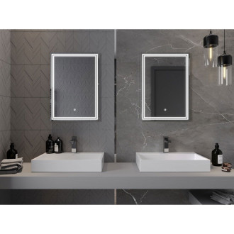 Mexen Taco osvětlené koupelnové zrcadlo 50x70 cm, LED 6000K, 9805-050-070-611-00