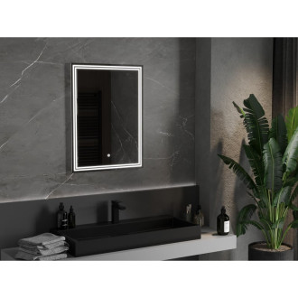 Mexen Taco osvětlené koupelnové zrcadlo 60x80 cm, LED 6000K, 9805-060-080-611-00