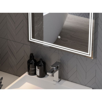 Mexen Taco osvětlené koupelnové zrcadlo 60x80 cm, LED 6000K, 9805-060-080-611-00