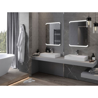 Mexen Nida osvětlené koupelnové zrcadlo 60x80 cm, LED 6000K, 9806-060-080-611-00