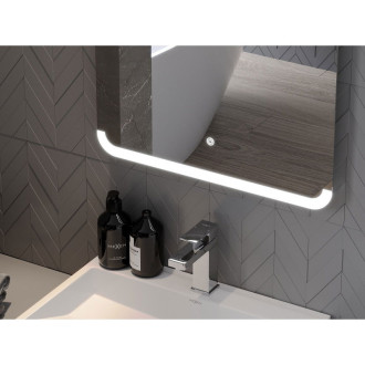 Mexen Nida osvětlené koupelnové zrcadlo 60x80 cm, LED 6000K, 9806-060-080-611-00