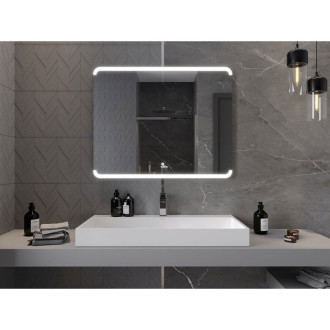Mexen Nida osvětlené koupelnové zrcadlo 100x80 cm, LED 6000K, 9806-100-080-611-00