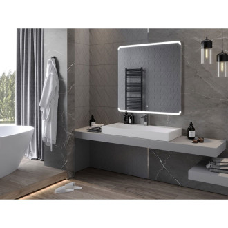 Mexen Nida osvětlené koupelnové zrcadlo 100x100 cm, LED 6000K, 9806-100-100-611-00