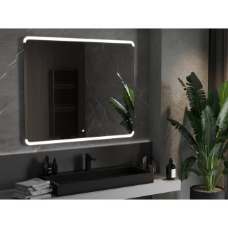 Mexen Nida osvětlené koupelnové zrcadlo 120x100 cm, LED 6000K, 9806-120-100-611-00