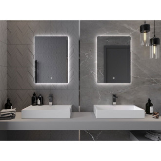 Mexen Sun osvětlené koupelnové zrcadlo 50x70 cm, LED 6000K, 9807-050-070-611-00