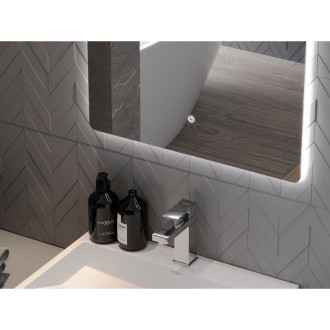 Koupelnové zrcadlo Mexen Sun 60x80 cm, LED 6000K, 9807-060-080-611-00