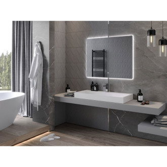 Mexen Sun osvětlené koupelnové zrcadlo 100x80 cm, LED 6000K, 9807-100-080-611-00