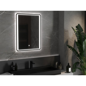 Mexen Zusa osvětlené koupelnové zrcadlo 60x80 cm, LED 6000K, 9808-060-080-611-00