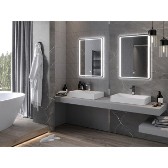 Mexen Zusa osvětlené koupelnové zrcadlo 60x80 cm, LED 6000K, 9808-060-080-611-00