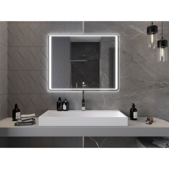 Mexen Zusa osvětlené koupelnové zrcadlo 100x80 cm, LED 6000K, 9808-100-080-611-00