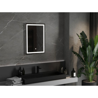 Mexen Miko osvětlené koupelnové zrcadlo 50x70 cm, LED 6000K, 9819-050-070-611-00