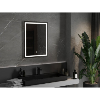 Mexen Miko osvětlené koupelnové zrcadlo 60x80 cm, LED 6000K, 9819-060-080-611-00