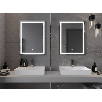 Mexen Miko osvětlené koupelnové zrcadlo 60x80 cm, LED 6000K, 9819-060-080-611-00