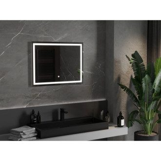 Mexen Miko osvětlené koupelnové zrcadlo 80x60 cm, LED 6000K, 9819-080-060-611-00