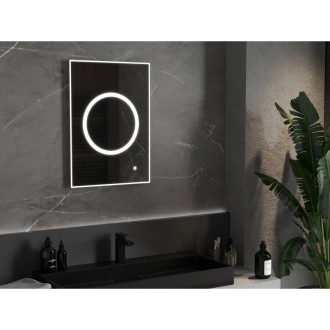 Mexen Koga osvětlené koupelnové zrcadlo 50x70 cm, LED 6000K, 9821-050-070-611-00