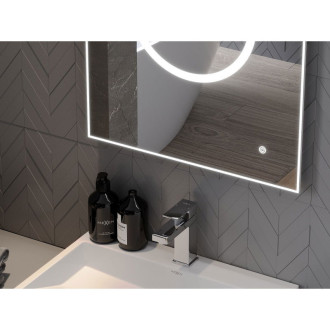 Mexen Koga osvětlené koupelnové zrcadlo 50x70 cm, LED 6000K, 9821-050-070-611-00