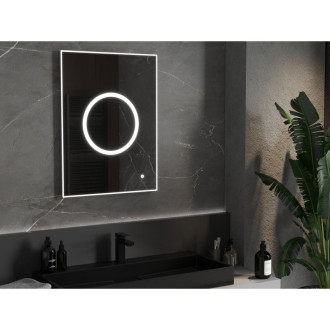 Mexen Koga osvětlené koupelnové zrcadlo 60x80 cm, LED 6000K, 9821-060-080-611-00
