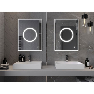 Mexen Koga osvětlené koupelnové zrcadlo 60x80 cm, LED 6000K, 9821-060-080-611-00