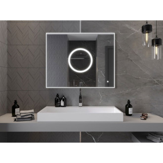 Mexen Koga osvětlené koupelnové zrcadlo 100x80 cm, LED 6000K, 9821-100-080-611-00