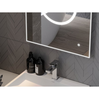 Mexen Koga osvětlené koupelnové zrcadlo 100x80 cm, LED 6000K, 9821-100-080-611-00