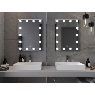 Mexen Dona osvětlené koupelnové zrcadlo 60x80 cm, LED 6000K, 9818-060-080-611-00