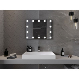 Mexen Dona osvětlené koupelnové zrcadlo 80x60 cm, LED 6000K, 9818-080-060-611-00