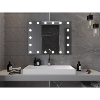 Mexen Dona osvětlené koupelnové zrcadlo 100x80 cm, LED 6000K, 9818-100-080-611-00