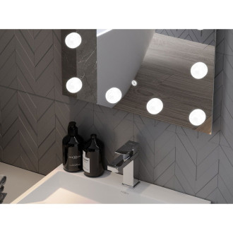 Mexen Dona osvětlené koupelnové zrcadlo 100x80 cm, LED 6000K, 9818-100-080-611-00
