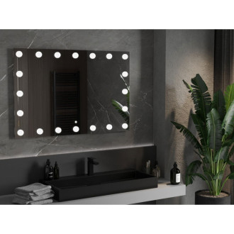 Mexen Dona osvětlené koupelnové zrcadlo 120x80 cm, LED 6000K, 9818-120-080-611-00