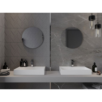 Kulaté koupelnové zrcadlo Mexen Alto 50 cm - 9853-050-050-000-00