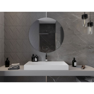 Kulaté koupelnové zrcadlo Mexen Alto 90 cm - 9853-090-090-000-00