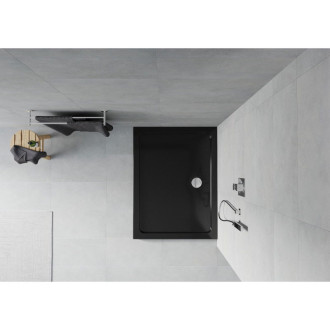 Mexen FLAT Sprchová vanička obdélníková 90x130x5 cm, černá 40709013