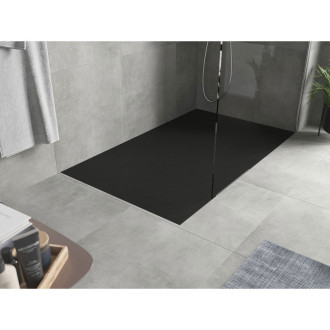 Mexen HUGO Sprchová vanička SMC obdélníková 80x140x2,6 cm, černá 42708014